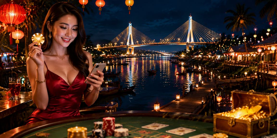 Cảnh lễ hội baccarat tại Cần Thơ, minh họa trải nghiệm vtv3